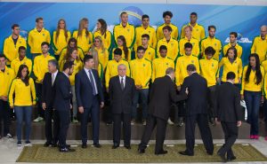 Brasília- DF 13-07-2016  Presidente interino, Michel Temer durante Cerimônia de apresentação da Delegação de Atletas OlímpicosFoto Lula Marques/Agência PT