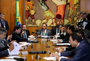 Reunião de líderes partidários da Câmara Wilson Dias/Agência Brasil