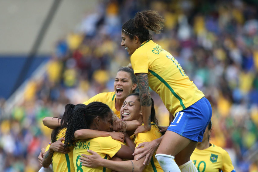 Rio de Janeiro - Brasil e China, futebol feminino, no Engenhão, jogo da Rio 2016 (Roberto Castro/Brasil2016)