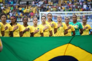 Rio de Janeiro - Brasil e China, futebol feminino, no Engenhão, jogo da Rio 2016 (Roberto Castro/Brasil2016)
