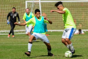 Seleção do futebol de 7 prepara-se no Centro de Treinamento do São Paulo, em CotiaRovena Rosa/Agência Brasil