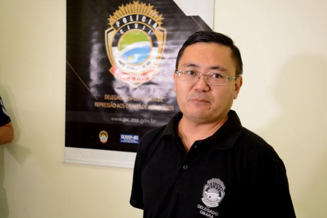 Delegado Márcio Obara é acusado de ajudar o grupo criminoso - Foto: Bruno Henrique / Arquivo / Correio do Estado