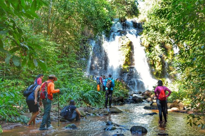 Cachoeira Secreta ainda tem a mata preservada - Trilha Extrema